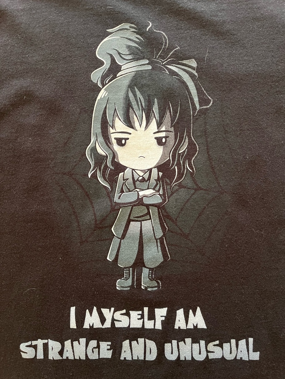 Beetlejuice Lydia Deetz Chibi Character Graphic Tee by Teeturtle